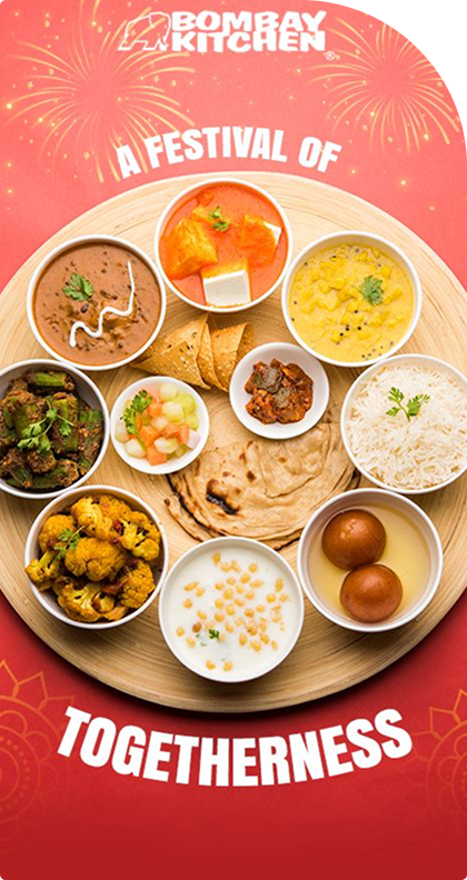 food delivery of delicious thali